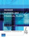 MANAGE BUDGETS & FINANCIAL PLANS e4